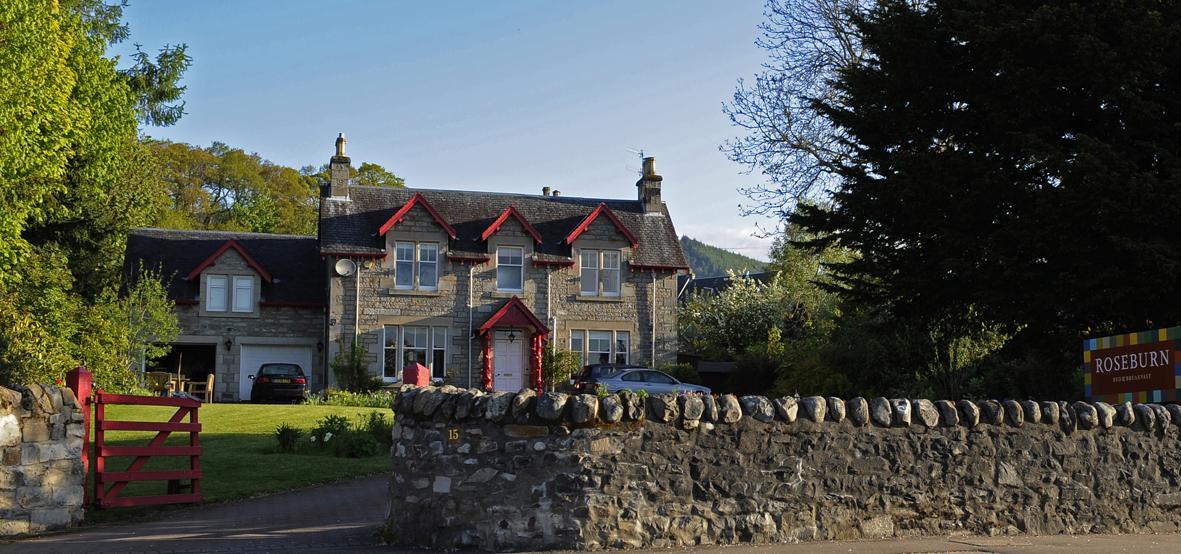 Roseburn B&B Pitlochry Eksteriør bilde